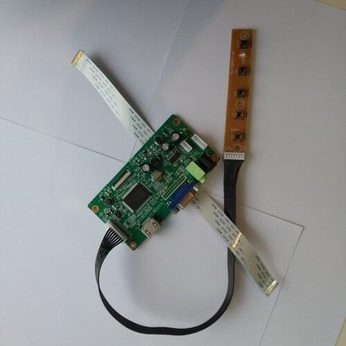 EDP LCD LED Controller Board kit 30pin HDMI VGA DIY FOR B156XW04 V7/B156XW04 V8 1366X768 15.6" panel Display