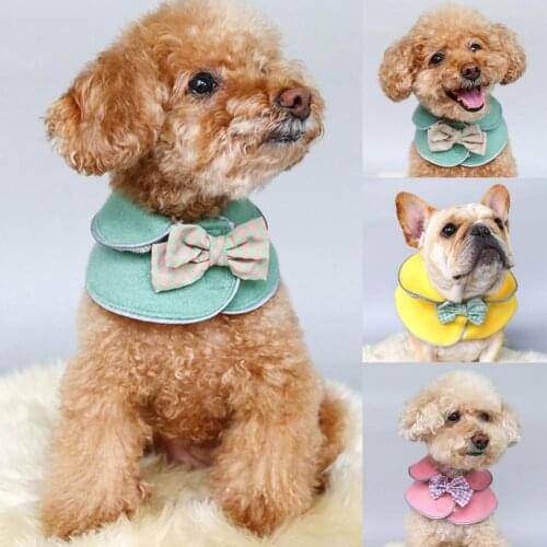 Cute Dog Cat Kindergarten Shawl Student Bowknot Princess Style Cape Pet Supplies Dress Up Accessories