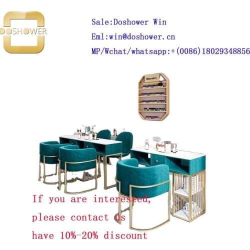 Table nails manicure with nail table and chair set for nails table salon manicure furniture