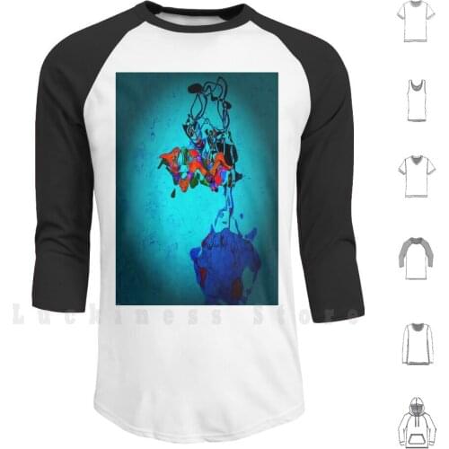 Wall Lamp Hoodie Long Sleeve Wall Lamp Lamp Light Light Fixture Fixture Wall Abstract Colorful Shadow Decorative