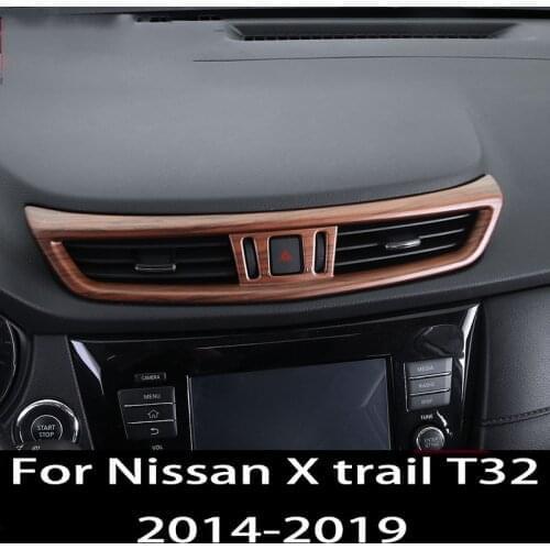 For Nissan X trail T32 X-trail 2014-2019 Car Air outlet plastic decorative box control air conditioning air outlet frame