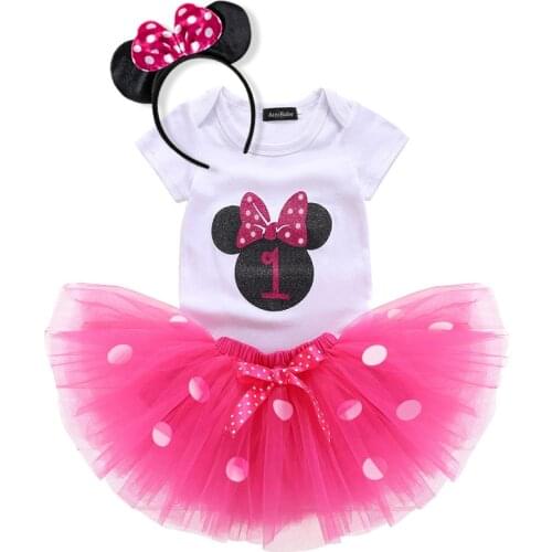 1 Year Baby Girl Dress Princess Girls Christening Dress Kids Clothes Baby Baptism 1st First Birthday Outfits vestido Summer