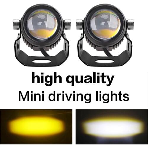 High Power Spotlight Small Driving Light Hi/lo Headlight White Yellow Led Laser Gun Light Motorcycle Motorbike Scooter Headlamp