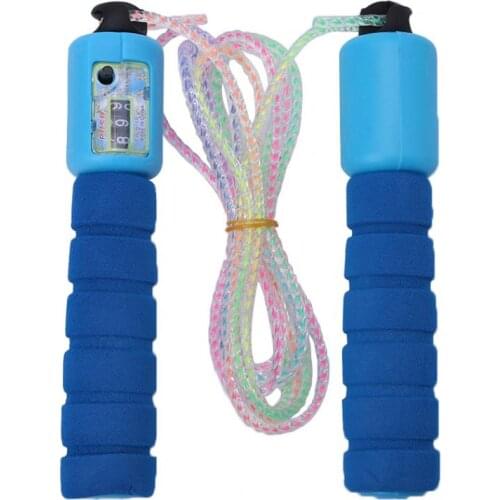 Fitness Sports Jump Rope 2.8m Accurate Count Jump Rope Adult Kid Adjustable Rope Anti-slip Handles Fitness Jump Rope