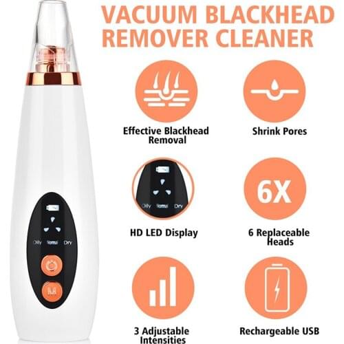 Blackhead Vacuum Visible Black Head Remover Rechargeable Acne Pimple Remove Black Spots Pore Cleaner Machine