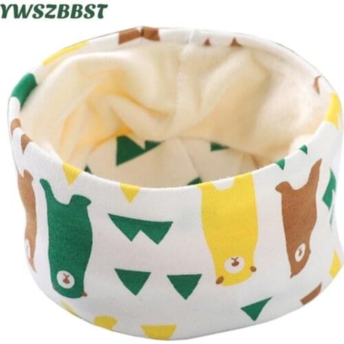 Unisex Winter Boys Girls Women Men Warm Velvet Scarves Kids Thick Elastic Mufflers Children Neck Warmer Plush Baby Scarf