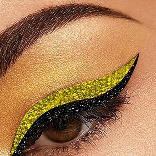 1 Set Eyeshadow Stickers Magnetic False Eyelashes Reusable Eyelid Makeup Eyeliner Stickers Performance