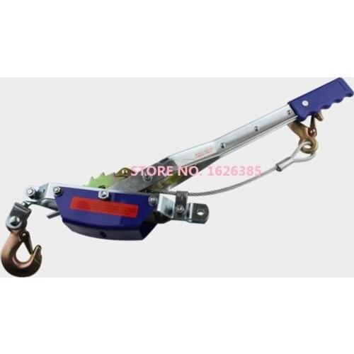 1T--2Ton ratchet cable puller hand wire rope puller wire rope ratchet pulling grip