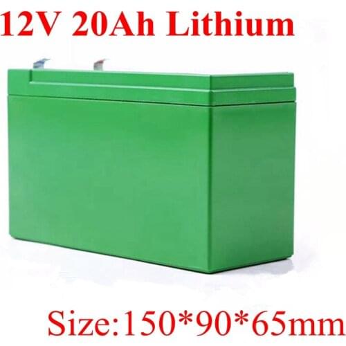 18650 12V 20Ah 11.1V Lithium Battery Pack for Solar Home System E-toys LED Torch Power Tools Emergency Back Up+2A Charger