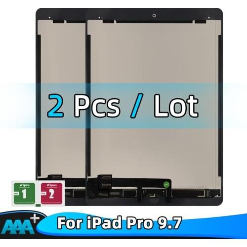 2Pcs 9.7“ LCD Display Touch Screen Digitizer Assembly Replacement For Apple iPad Pro A1673 A1674 A1675 9.7 lcd