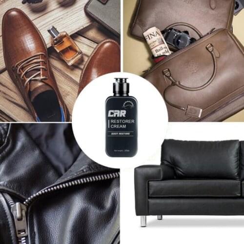 30/50/120ML Car Parts Retreading Agent Panel Agent Polish Plastic Leather Retreading Agent Giving Away One Sponge