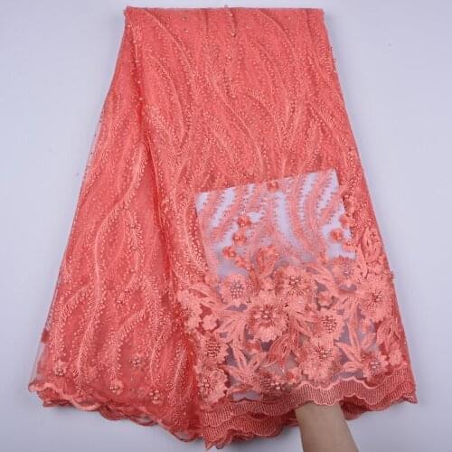 African French Tulle Mesh Fabric High Quality 2019 Latest African Lace With Stones Nigerian French Net Lace Fabric For Party
