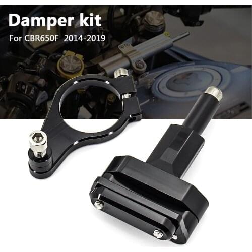For Honda CBR650F 2014 - 2019 2016 2017 2018 Motorcycle Accessories CNC Aluminum Alloy Steering Damper Bracket Mounting Kits