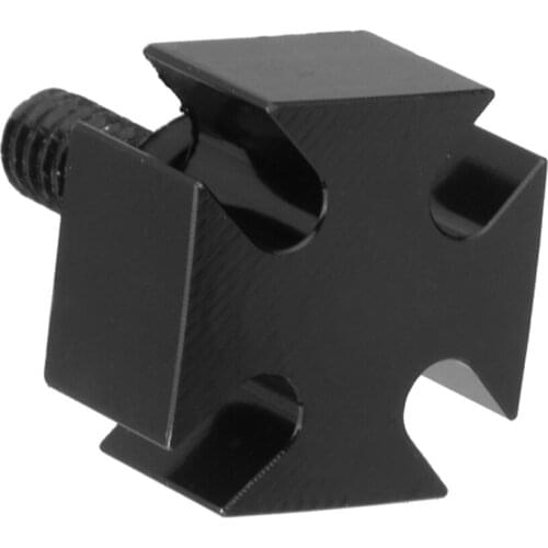 1/4'' Aluminum Cross Seat Mount Bolt Screw Cap For Harley Sportster-Black
