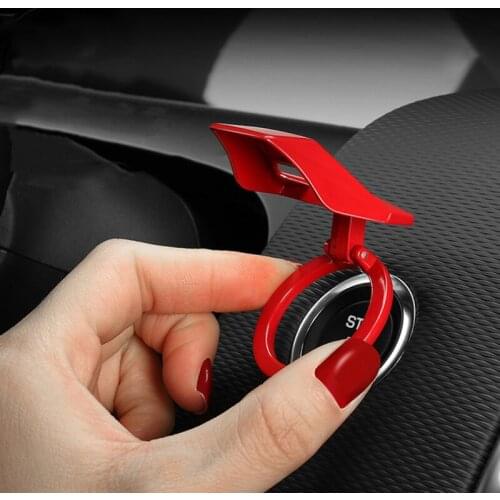 Auto-interieur Motor Ontsteking Start Stop Drukknop Knop Cover Trim Sticker 3D Auto Interieur Accessoires