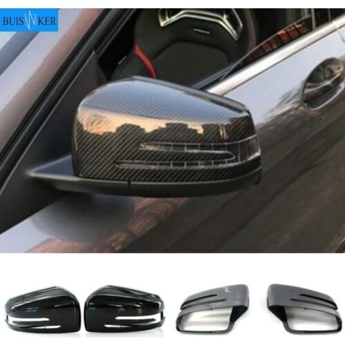 Car Wing Mirror Rearview Black Case Cover Housing L/R For Mercedes-Benz C-Class W176 W246 W204 W212 W221 CLS X156 C117