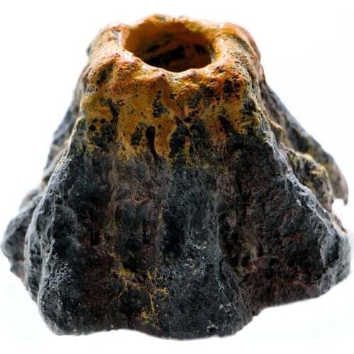 Volcano Shape Aquarium fish tank decor oxygen pump air bubble stone Air Pump Drive Fish Tank Toy aquarium Ornament C42