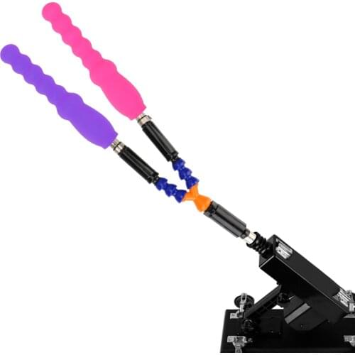 Double-headed Bent Tube Connector Vibrator Accessories Sex Machine Dildo Attachments Sex Toys For Women Female Masturbation