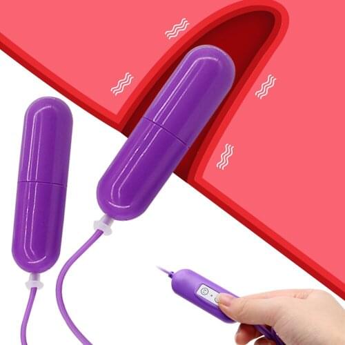EXVOID Multispeed Dual Egg Vibrator Sex toys for Women Masturbation Nipple G-Spot Massager Orgasm Adult Products USB Vibrator