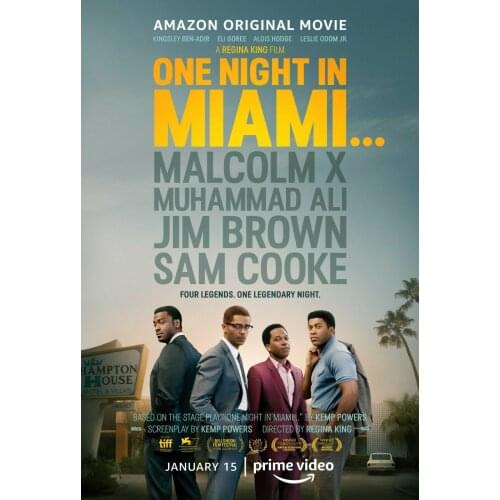 One Night In Miami Movie ART SILK POSTER Decorative Wall painting 24x36inch