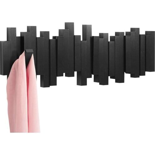 Creative Wall Hanging Clothes Rack Cap Hook Porch Shelf Into Door Household Decoration