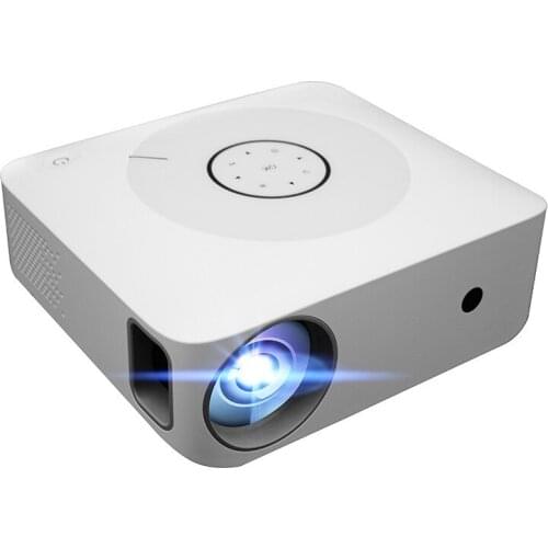 Mini LCD Projector Native 1080P Full HD Portable Android 9.0 WiFi Home Theater Projector for Phone Tablet Smart Video Projector