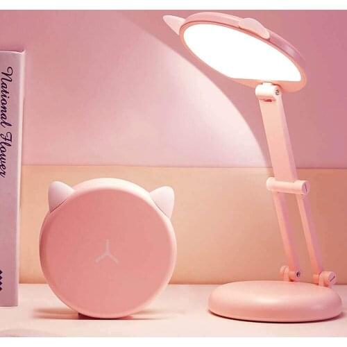 Table Lamps For Bedroom Bedside Lamp Desk Light For Student Prodection Eye With USB Port Charge Book Light Portable Cute LED