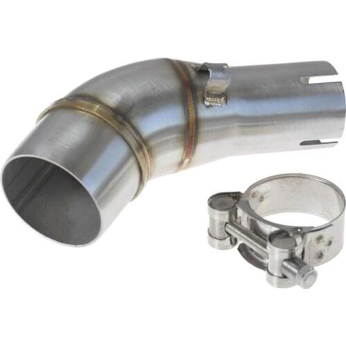 Motorcycle Exhaust Connect Middle Link Pipe Muffler Adapter Clamp for Kawasaki Ninja Z250SL 250SL Motorbike Exahust Parts