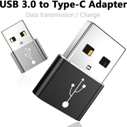 Portable USB 3.0 Male to Type C Female OTG Adapter Phone Adapter Mobile Phone Converters For Macbook Computer PD Charging Cable