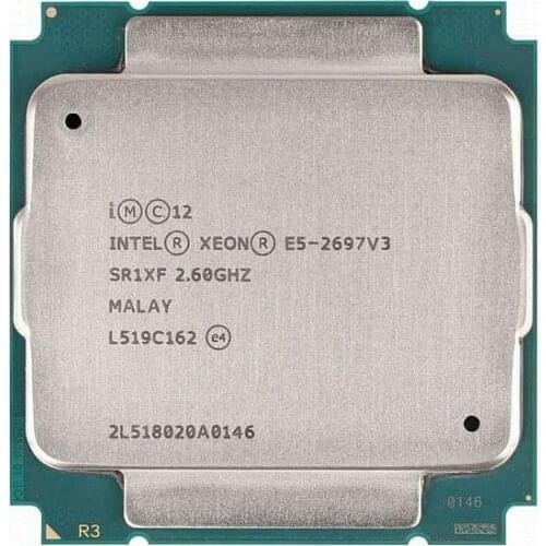 Intel Xeon E5 2697V3 E5 2697 V3 processor 14-core 2.60GHZ 35MB 22nm LGA2011-3 TDP 145W CPU
