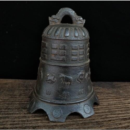 Rare old Eight Trigrams and Twelve Zodiac Iron Bells, Buddhist Temples, Temples, Tourist Attractions