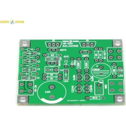 HiFi Super Parallel Class A Stabilized Servo Power Supply Board PCB Single Voltage For DAC / Preamp