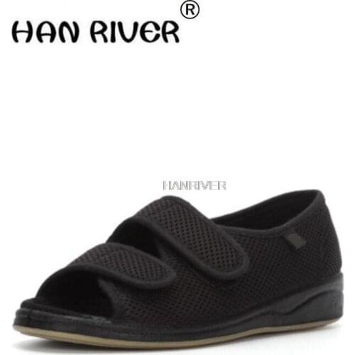 Foot swelling shoes spring and summer single mens and womens feet wide shoes bunion shoes care shoes autumn and