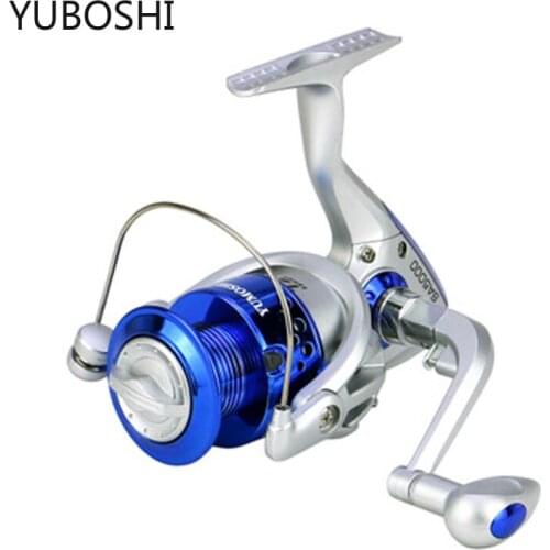 YUBOSHI New 1000-7000 Series Fishing Reels 5.5:1 Ratio Interchangeable Left and Right Hands Spinning Fishing Reel