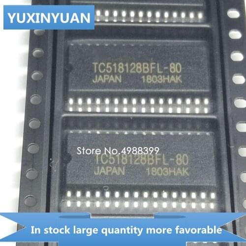 YUXINYUAN 5PCS TC518128BFL-80 TC518128 TC518128BFL 518128BFL-80 SOP32 in stock in stock