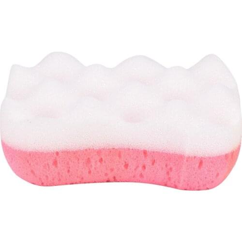 1pc 14x8x6cm Bath Sponge Massage Multi Shower Exfoliating Body Cleaning Scrubber Cleaning Bathroom Shower Tool