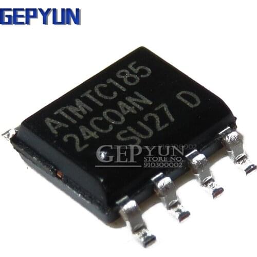 10PCS AT24C04 SOP8 AT24C04C SOP 24C04 SMD Gepyun