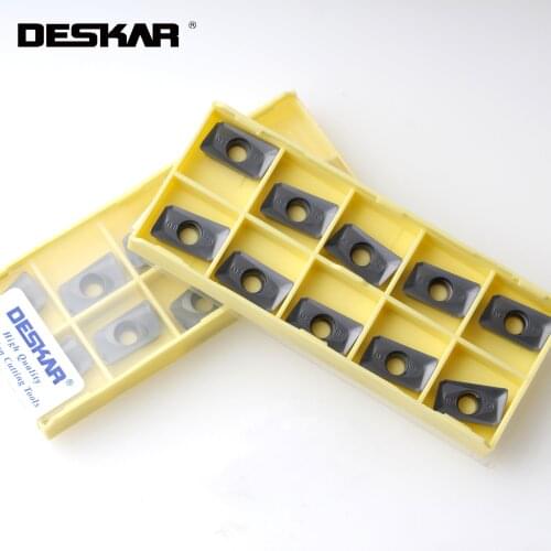 10PCS DESKAR APMT160420PDER-GW LF6018 CNC Lathe Cutter Cutting Milling Carbide Inserts Mill Turning Tools For Stainless Steel