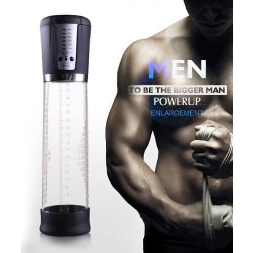 Electric Automatic Penis Pump Penis Enlargement Vibrator for Men,penis Extender,USB Charging penis enhancement sex toy for Men