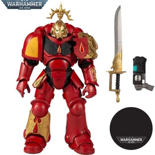Original 7-inch Warhammer 40K Gold Label Blood Angels Primaris Lieutenant Action Figure Model Decoration Collection Toy Gift