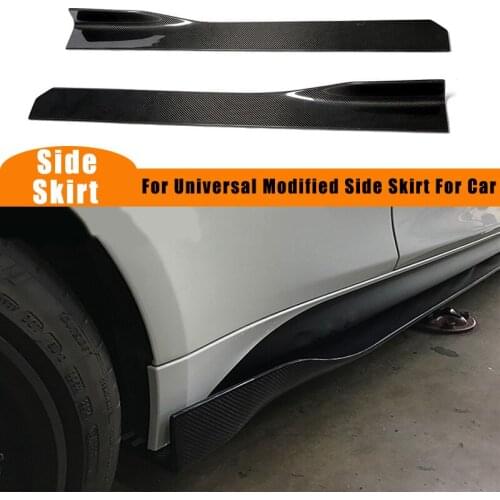 Carbon Fiber/FRP Universal Car Side Bumper Side Skirt Rocker Splitter for BMW M2 E90 E92 E93 M3 F82 F83 M4 F10 M5 F12 F13 Ect