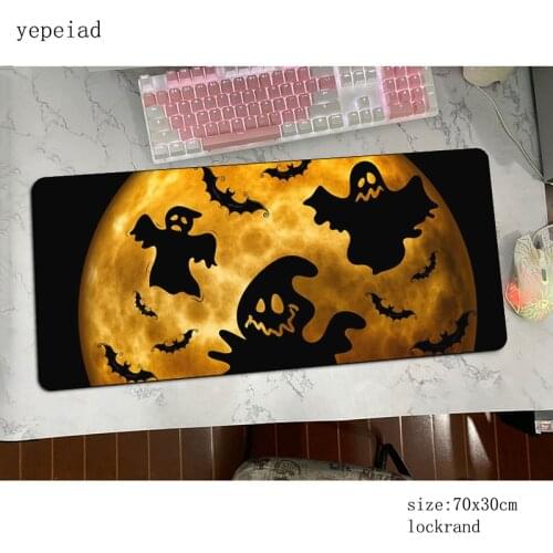 Halloween mouse pad gamer esports 80x30cm notbook mouse mat gaming mousepad large locrkand pad mouse PC desk padmouse mats