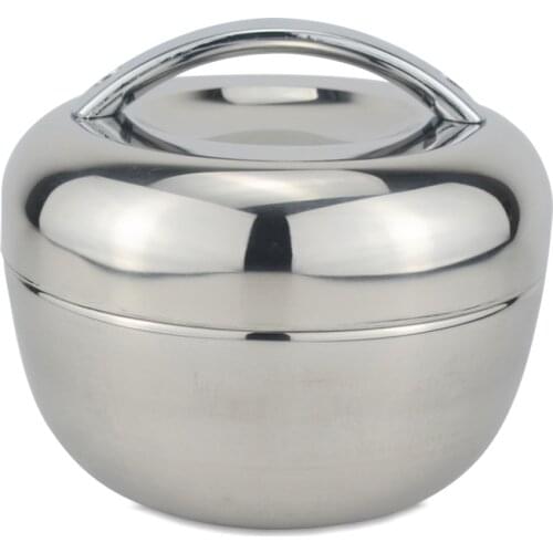 Sanqia 1.3l apple shape thermal insulation stainless steel lunch box Bento food container food storage tiffin box dinnerware set