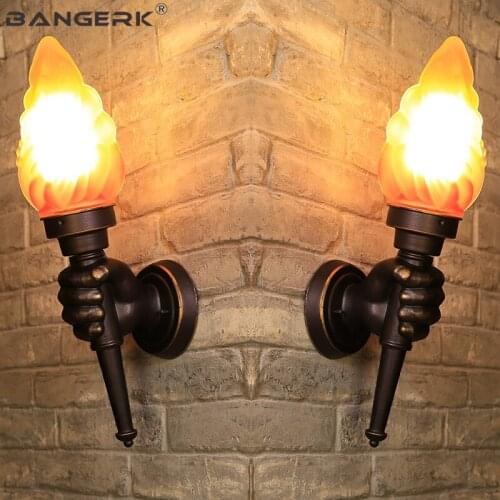 Outdoor LED Wall Lamp Torch player Waterproof Rust-proof Porch Lights Aluminum Lighting Wall Sconce Garden Balcony Fixtures