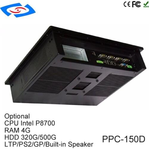 Factory Wholesale 15 Inch Aluminum Case Fanless Industrial Touch Screen Panel PC Wide Pressure Embedded All In One Tablet PC