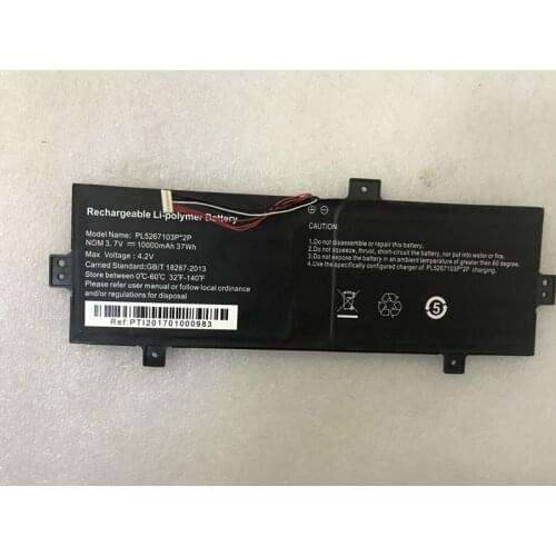 Gelar Original 3.7V 10000mAh 37Wh Battery PL5267103P*2P