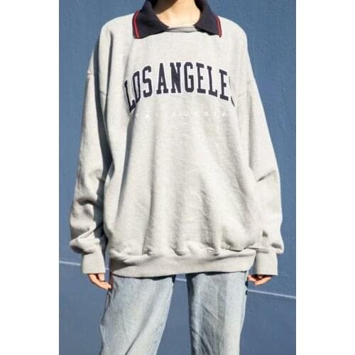 Oversize Women Soft Cotton Polo Collar Pullover 2021 Spring-autumn Fashion Ladies High Street Vintage Shirt Female Casual Top