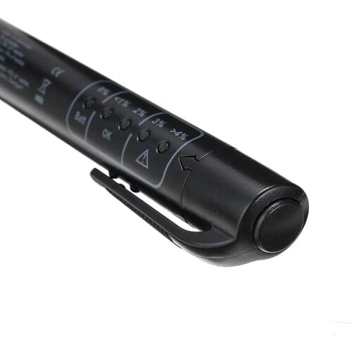 Portable Brake Fluid Quality Test Pen Brake Fluid Tester Without Battery 5 LED Display Oil Quality Check Pen