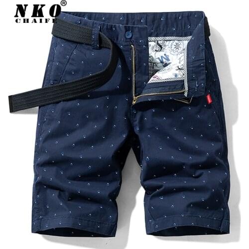 CHAIFENKO Summer High Quality Cotton Cargo Shorts Men 2021 New Army Tactical Shorts Pants Men Casual Solid Color Military Shorts