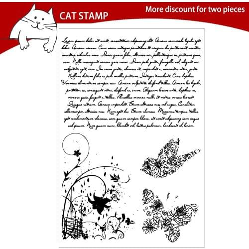 Magic Butterflies Clear Stamps For Scrapbooking Card Making Photo Album Silicone Stamp DIY Decorative Crafts